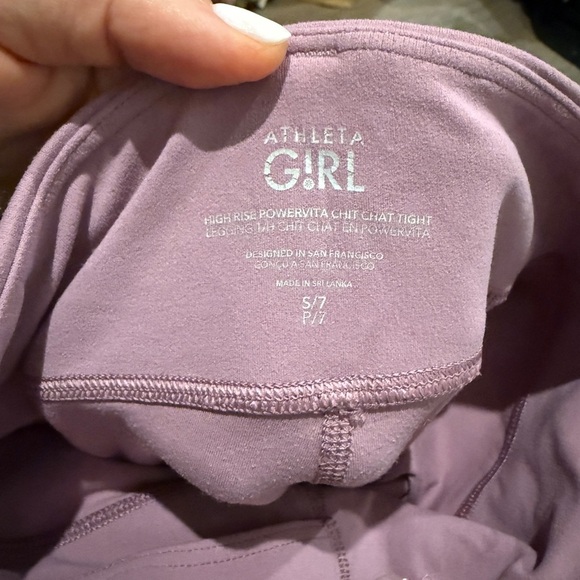 Athleta Kids Leggings in Pink - Picture 2 of 5